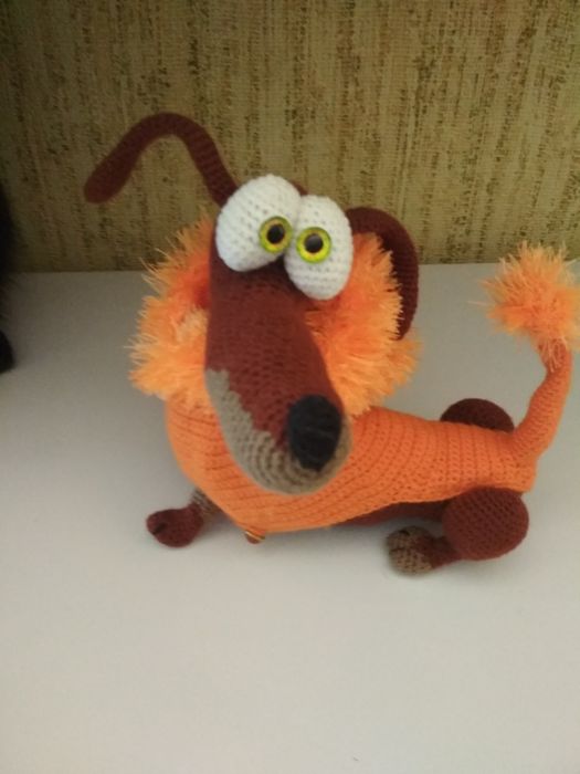 Такса в капишоне