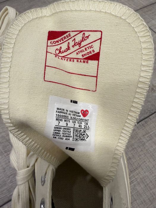 Converse x Comme des Garçons PLAY Chuck 70