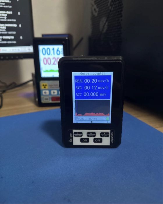 Detector de radiatii ionizante cu tub Geiger in stare foarte buna