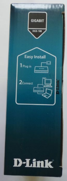 Switch D-Link DGS-108, 8 porturi 10/100/1000 (NOU)