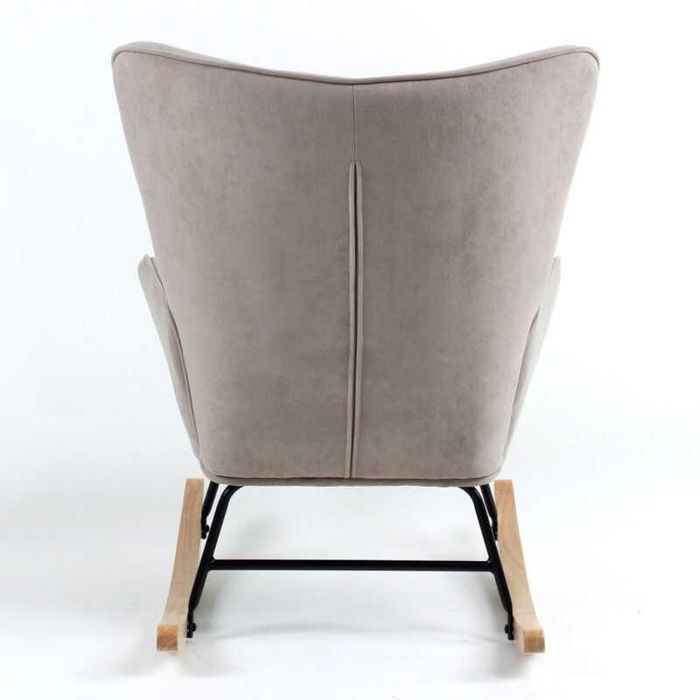 Фотьойл, ALMA, Капучино, Сив, Текстил, 67х86х92см.