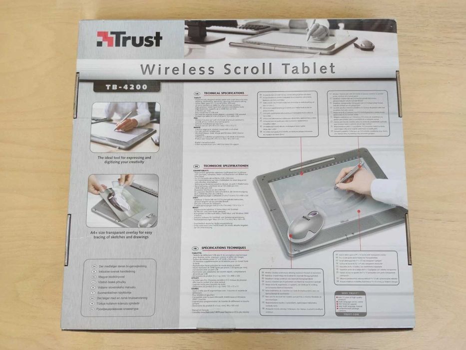 ТАБЛЕТ за рисуване TRUST WIRELESS SCROLL TABLET TB-4200