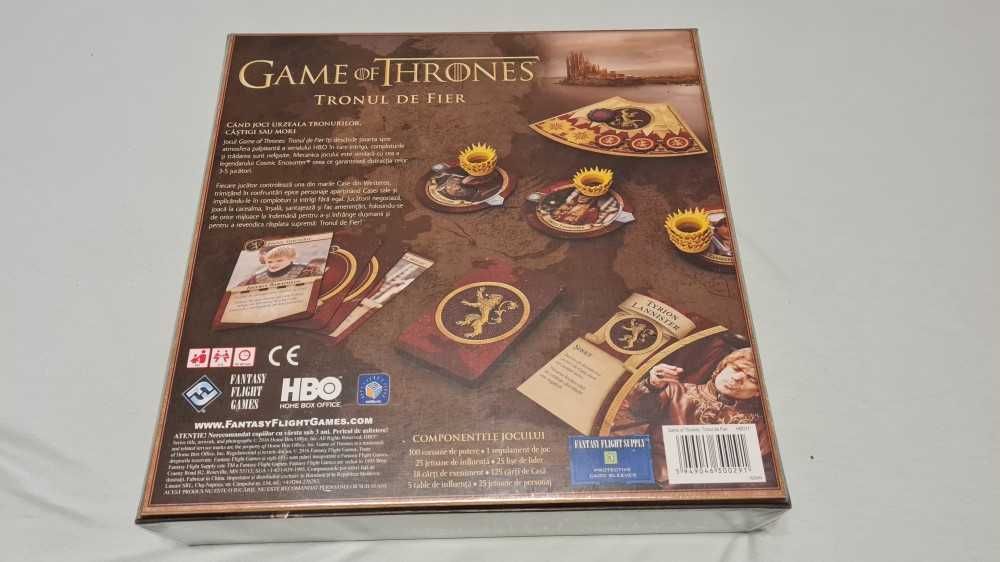 Jocuri de societate, jocuri carti, jocuri pe tabla Tronul de fier, Urzeala Tronurilor (Game of Thrones) , limba romana - NOI