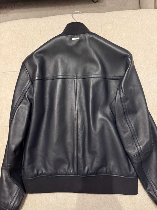 Jacheta BOSS de piele Nappa