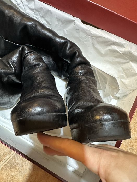 Оригинални ботуши с естествена вата и пух Baldinini Trend, 37