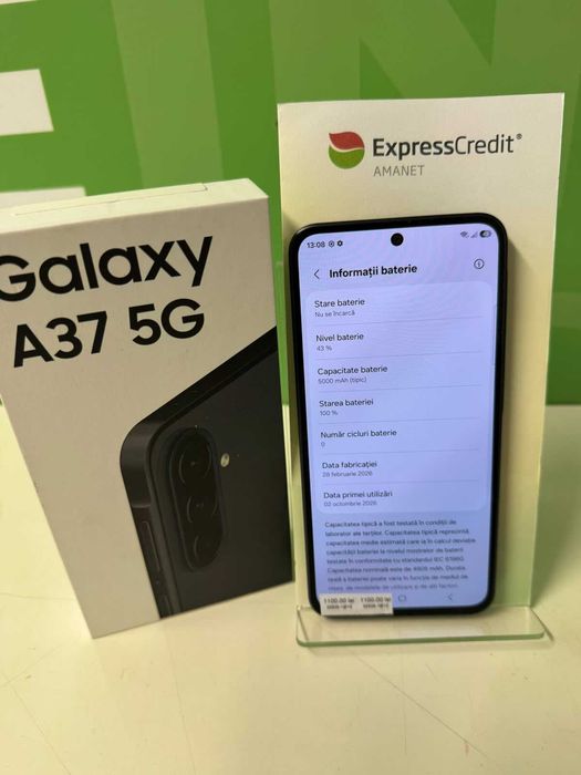 Samsung Galaxy A37 5G-(B.62638-Tatarasi) Garantie 2 ani- 1100 Lei