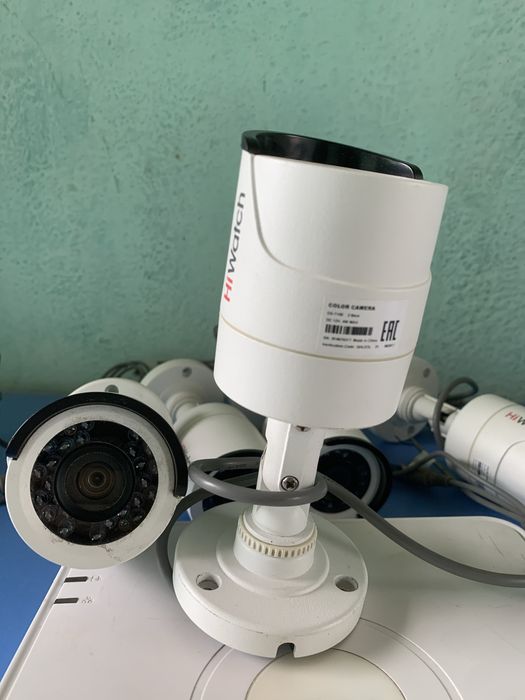 Видеоналюдение (регистратор+5видокамер)