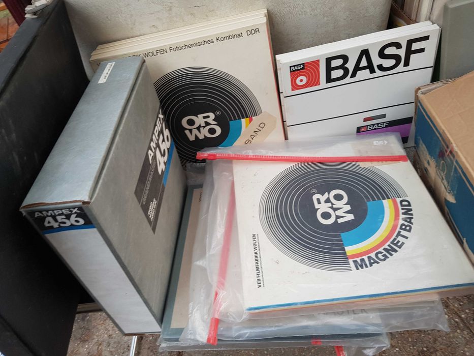 Banda Magnetofon EMTEC SM911 AMPEX 478 456 ORWO TYP 106 BASF Benzi NOI