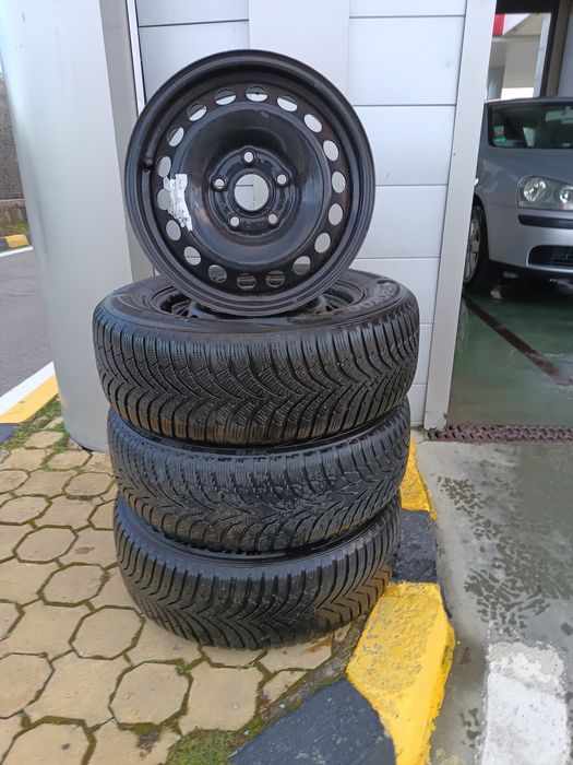 Vw Джанти 15" 5х112 с зимни гуми/Резервна гума