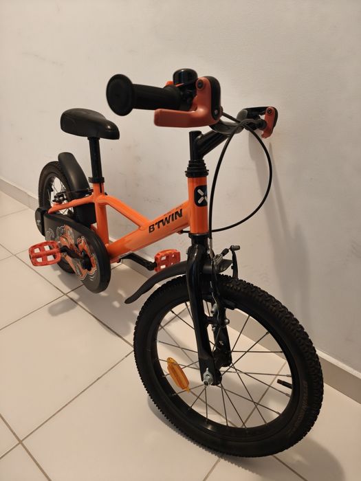 Bicicletă copii 4-6 ani BTwin 16" 500 Robot