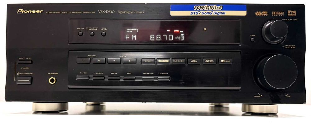 Pioneer VSX-D510 amp cu subwoofer in si out pt sistem TOP