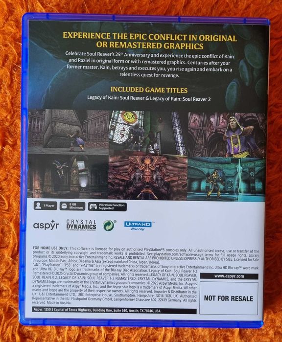 Legacy of Kain: Soul Reaver 1 & 2 Remastered (PS5)