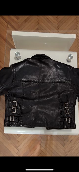 Яке и панталон от естествена кожа (S/M) + Бонус два панталона и колан