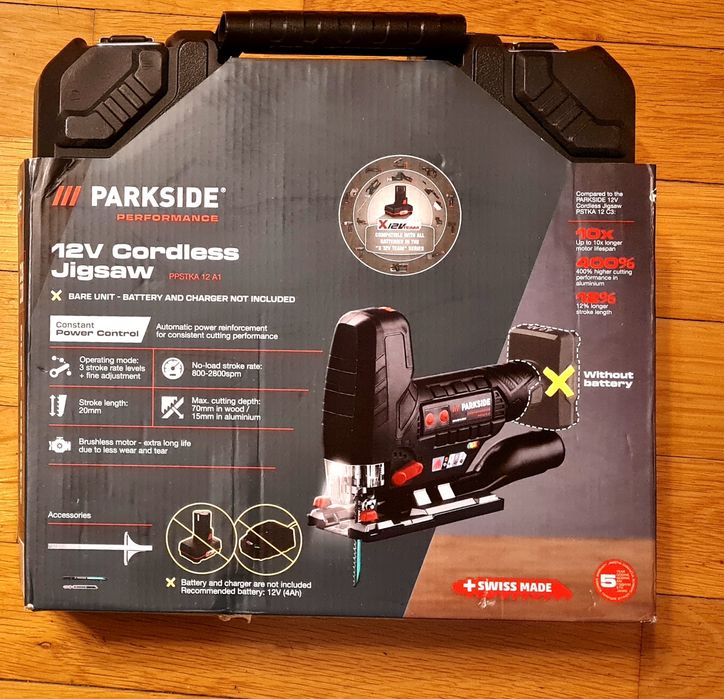 Парксайд 12v  Мултитул осцилатор Зеге Трион с батерии Саблен трион