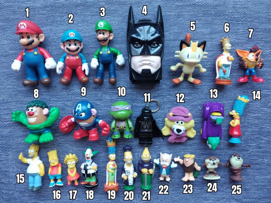 Колекционерски Фигурки и Играчки The Simpsons Super Mario Pez Gormiti