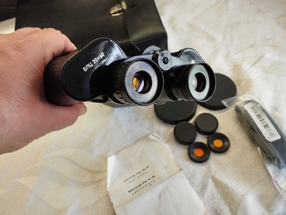 ТОП Руски Бинокъл-БПЦ 20 х 60--Кронос--MADE IN РУСИЯ