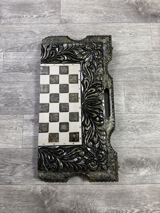 Нарды-шахматы ручной работы