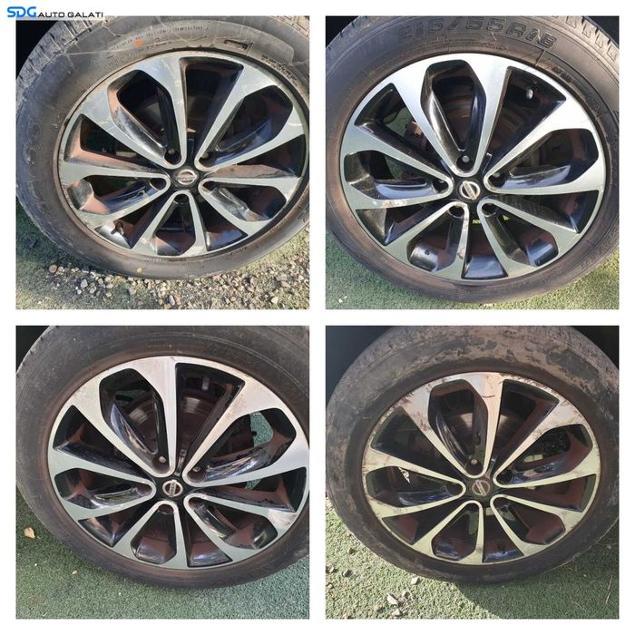 Set 4 Jante Aliaj 215 55 18 R18 cu Anvelope Vara An Dot 2022 Nissan Qashqai J10 2007 - 2013 [C8595]