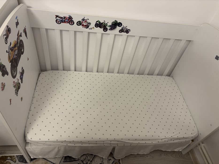 pat copii cu saltea inclusa