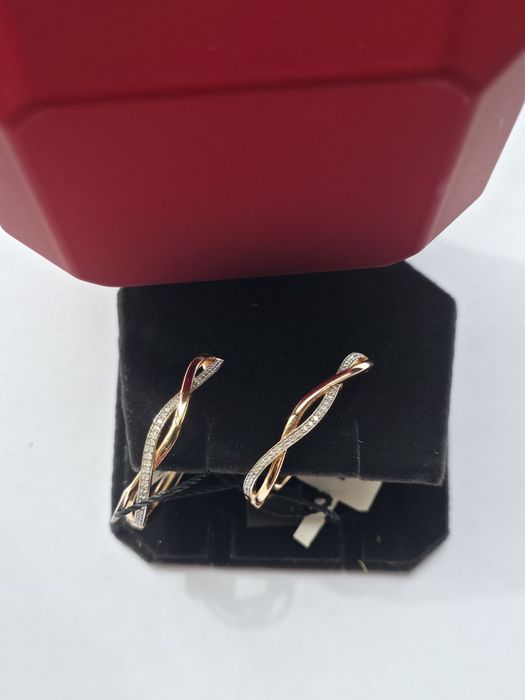 Стильные серьги-кольца