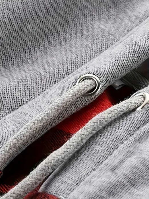 Спортна мъжка риза с качулка