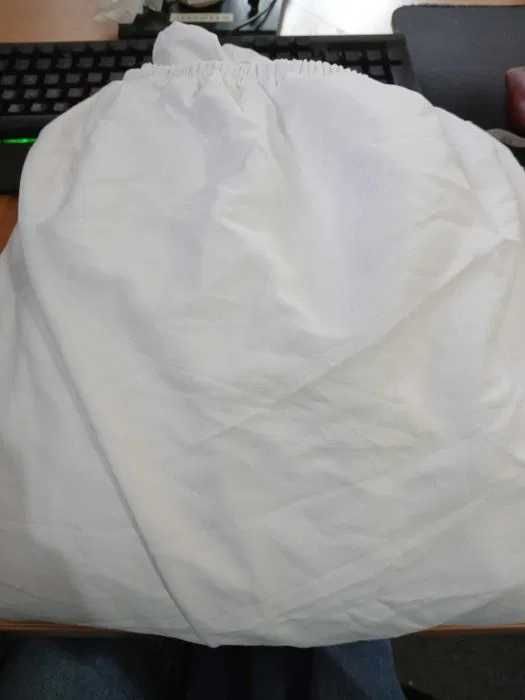 Cearsaf Utopia Bedding, 160 x 200 x 35 cm, microfibra, alb