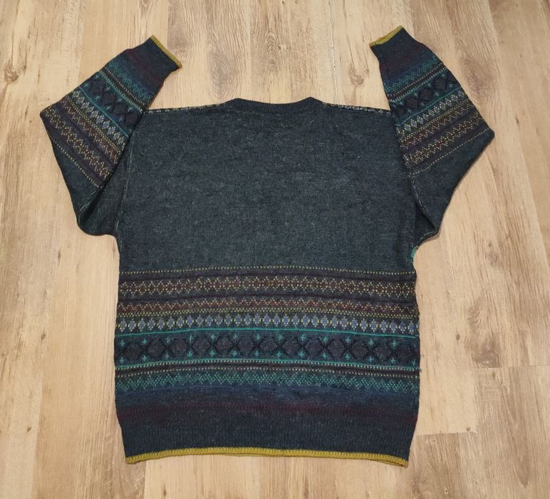 Pulover mix lână Bird Watching mărimea L