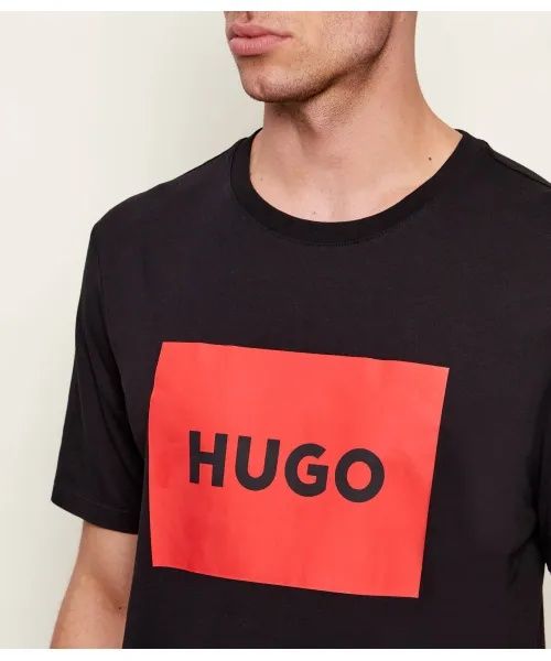 Hugo Boss Dulive222 Tee оригинална тениска M памучна черна фланелка