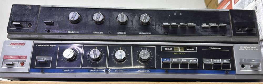 Усилители Вега, после ревизии с установленным bluetoth модулем