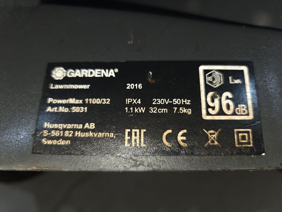 Masina electrica de tuns iarba, Gardena, PowerMax 32cm, 1100W