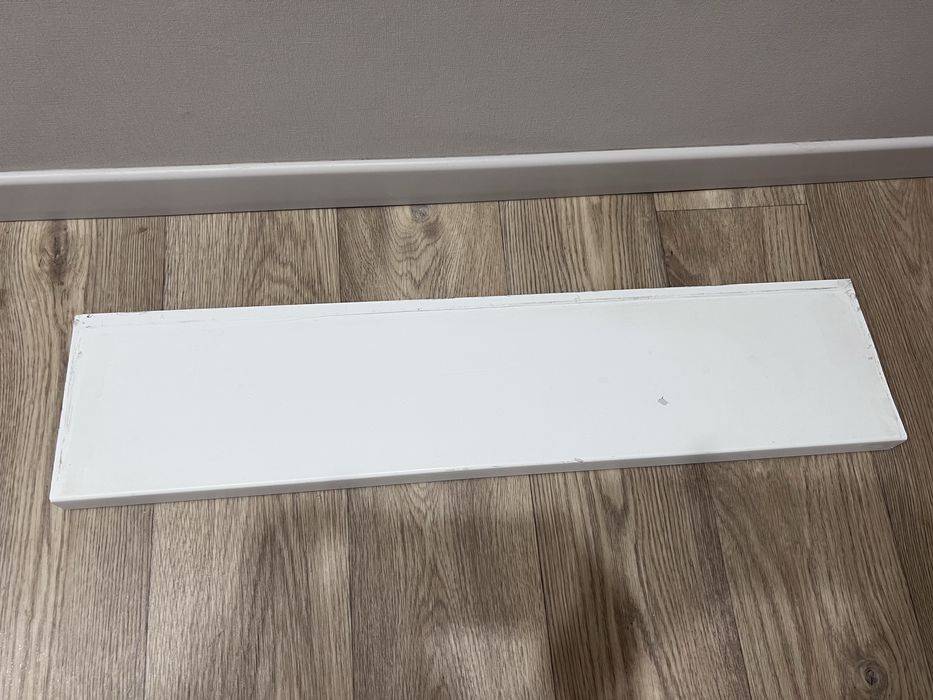 Подоконник ПВХ белый, б/у, 90×20,5 см