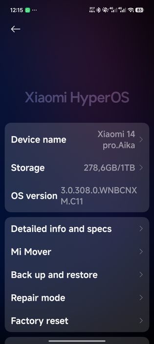 Xiaomi 14 pro 1 Tb