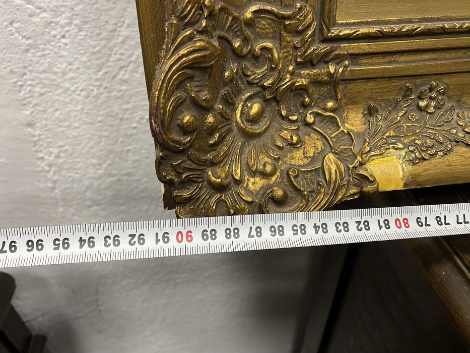 Маслена картина R Bernat Zik есенен горски пейзаж 1950 те