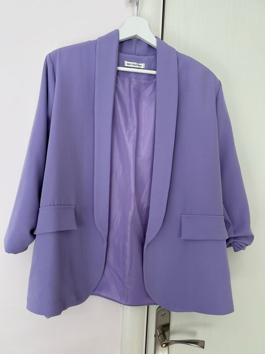 Sacou lila maneca 3/4