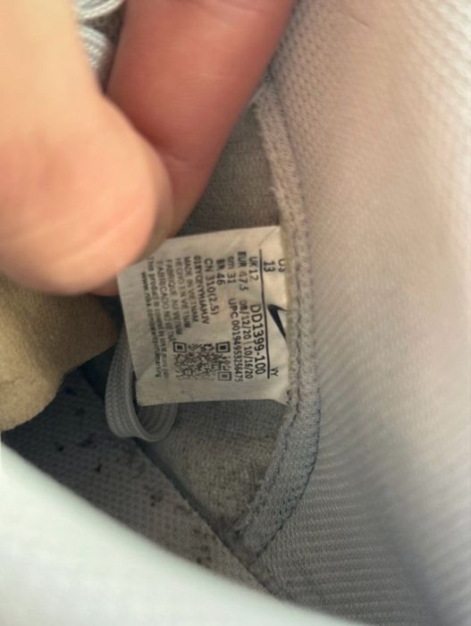 Nike Dunk HI Retro Vast Grey 47.5 EU