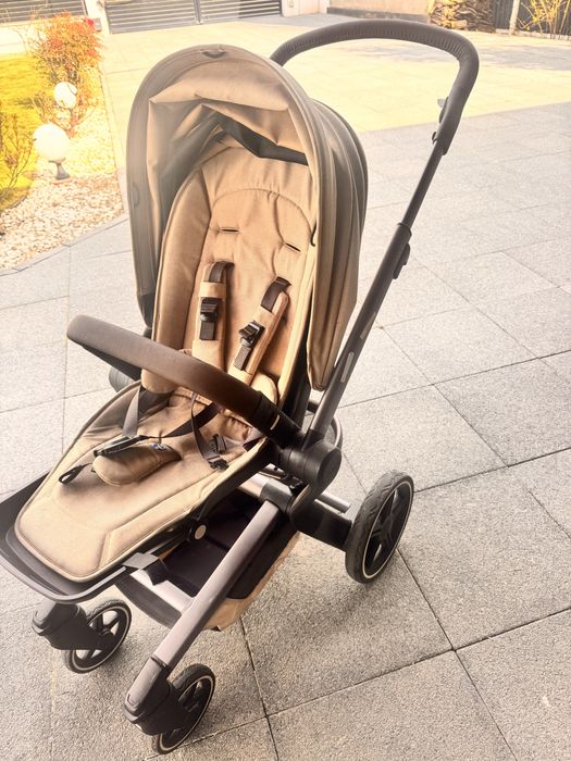Set 4 in 1 Cărucior pentru copii, 4 în 1, Joolz, HUB 2  Sandy taupe cu landou si scoica Britax BabySafe  Joolz