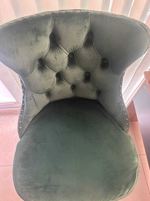 PROMO! Бар стол H-117 тъмно зелен