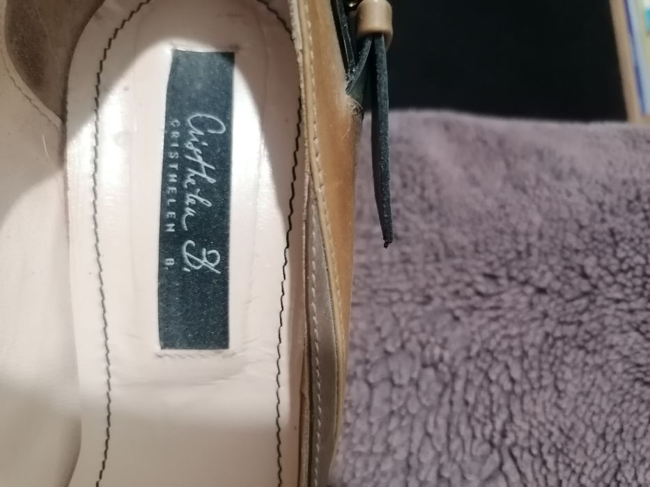 Pantofi din pile naturala Musette