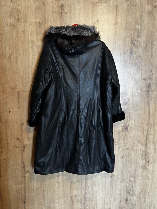 Женская кожаная дубленка 52 р