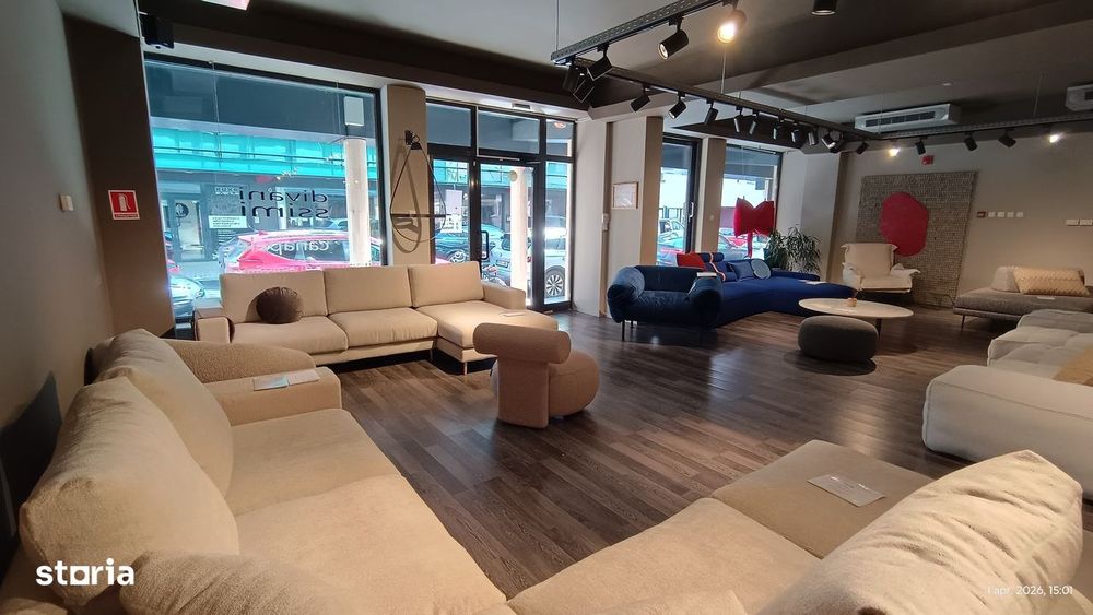 Spatiu comercial tip showroom in Dorobanti-Floreasca , Front 11 m