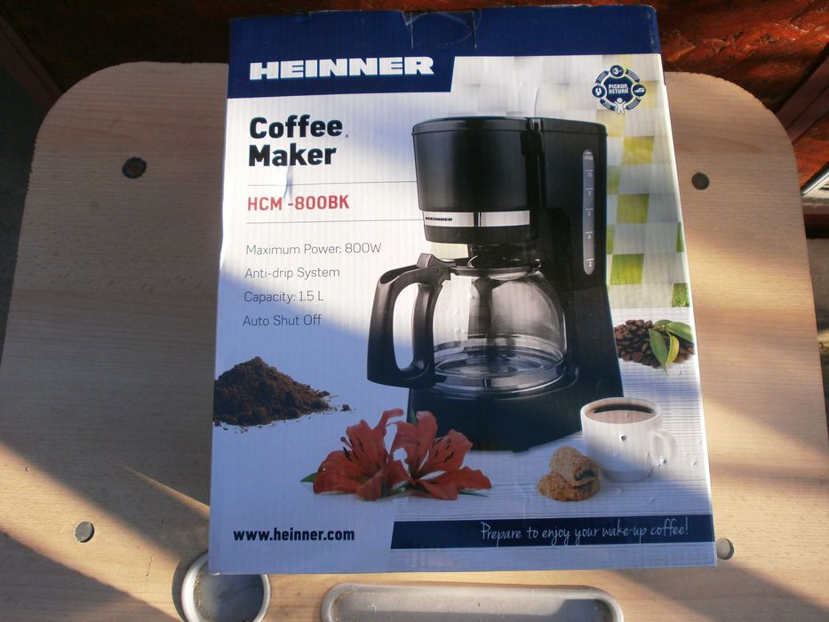 cafetiera heinner hcm 800bk noua, sigilata