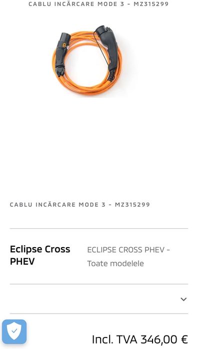 Cablu incărcare Mode 3 T2-T2 , MZ315299.