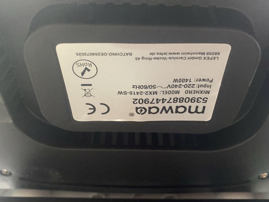 Планетарен миксер Mawa – 1400W с блендер и месомелачка