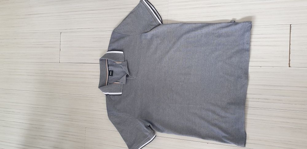 Hugo Boss Parlay Pique Cotton Mens / 2XL  НОВО! ОРИГИНАЛ Мъжка Тениска