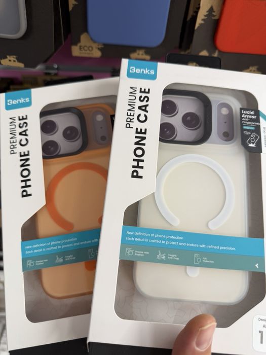 Benks луксозни премиум гърбове за iPhone 17 Pro , iPhone 17 Pro Max