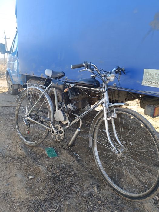 Вело моторчик на ходу