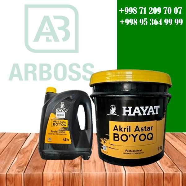 Hayat Fasad Moyushiy / Хайат акриловая краска / Эмулсия-25KG