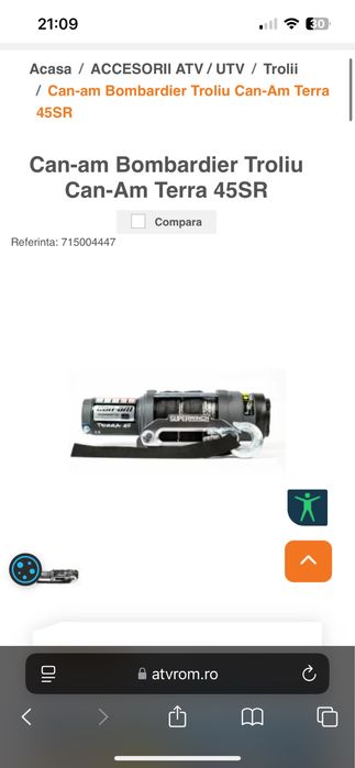 troliu can-am superwinch terra 45SR