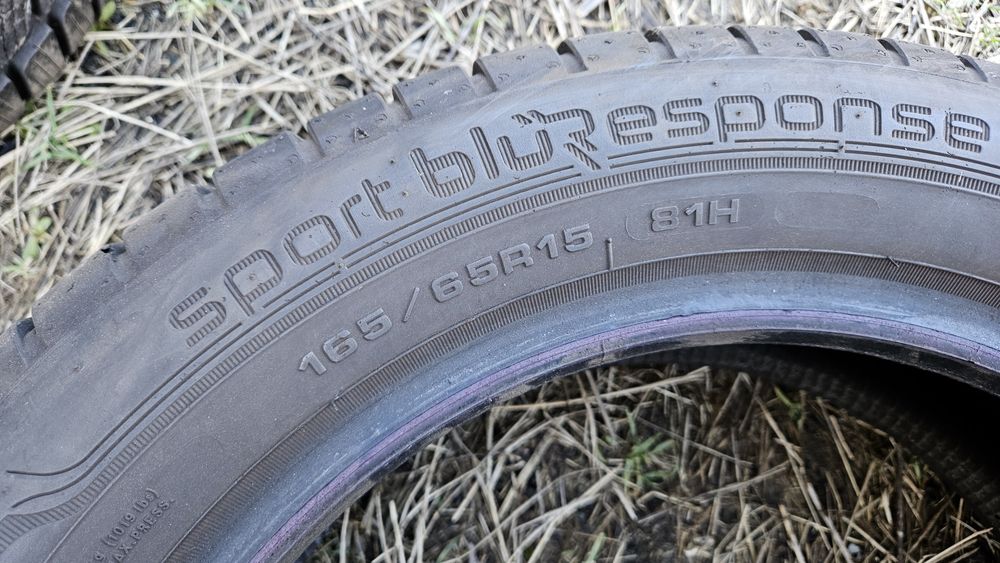2бр гуми 165 65 15 дънлоп dunlop