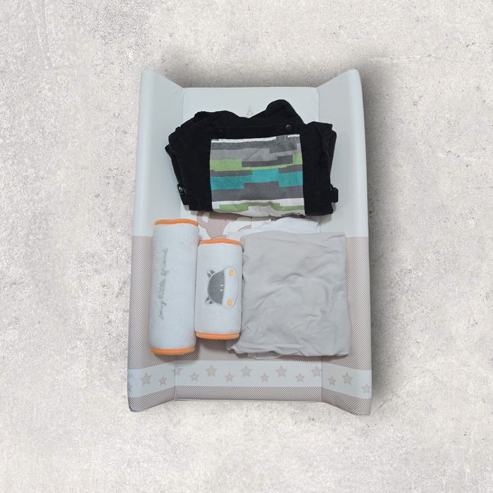 Set bebe  saltea infasat+ CADOU huse saltea + suport antirasturnare bebe  + marsupiu Wunderkid